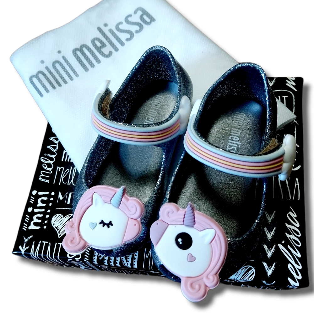 🆕 mini melissa unicorn Mary janes🦄